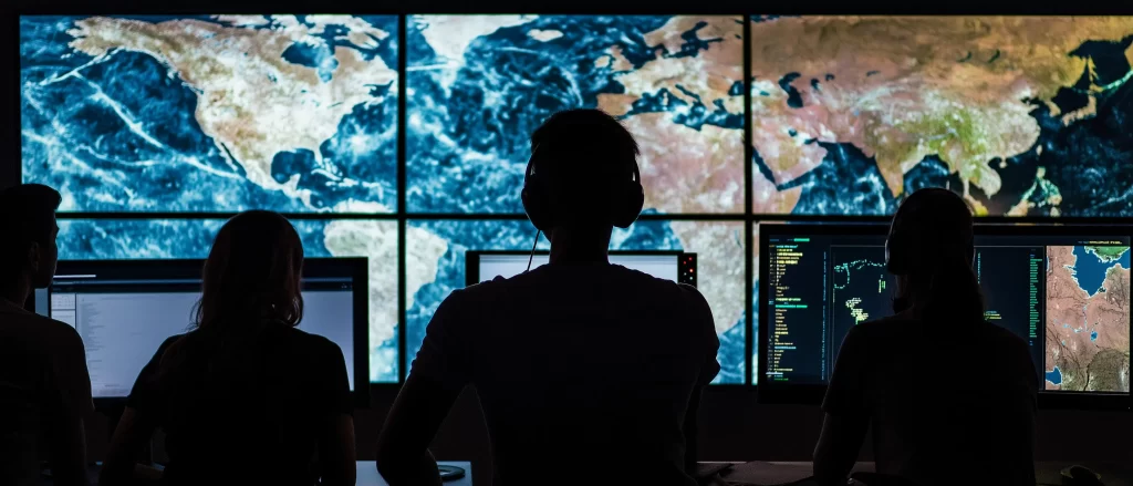 A global network of young activists collaborating online through encrypted communication channels.