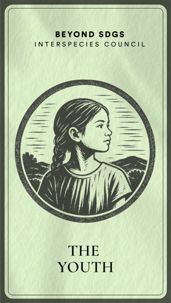 The Youth role card — human communities family of the deck