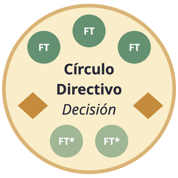 Ícono del Círculo Directivo: fundaciones maduras y nacientes con consejeros externos